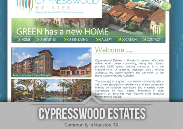 Website for LEED Platinum Community